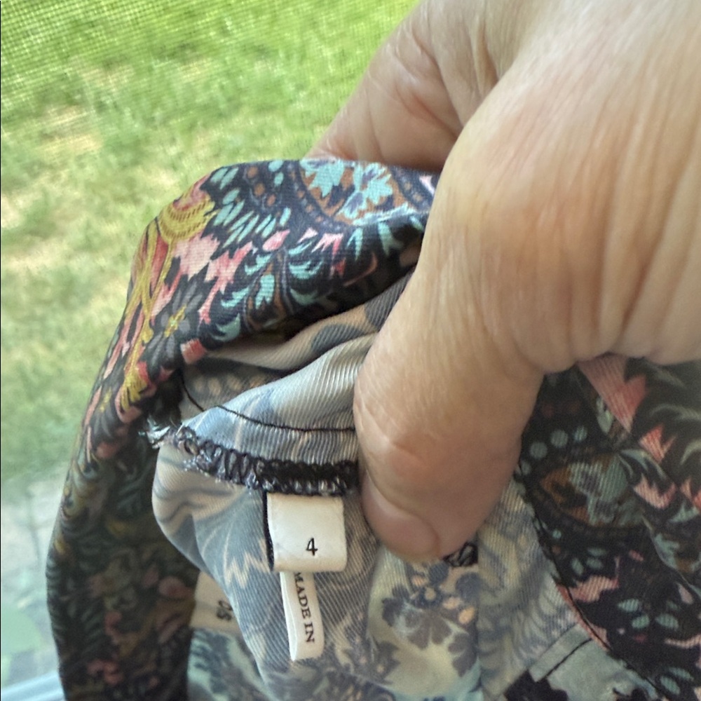 Sandro Pink and Black Floral Blouse - Picture 3 of 11